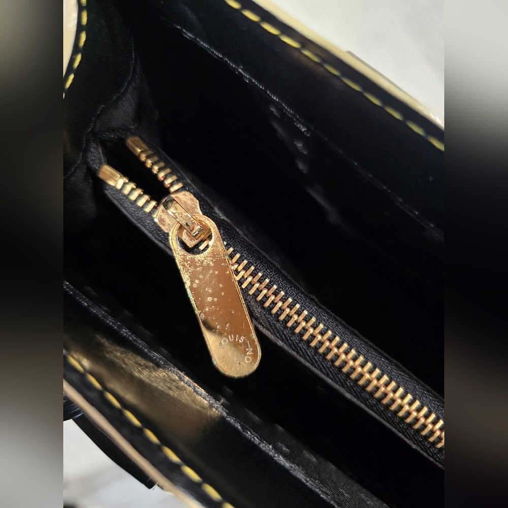 Louis Vuitton Noir Suhali Le Fabuleux Black Tote Bag Trunk Speedy Neverfull Gold - Picture 16 of 17